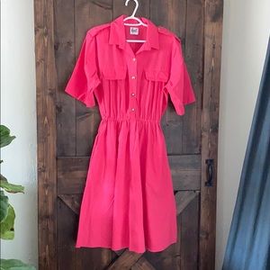 Vintage Pink Secretary Dress
